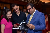 3) Anupama Chopra,Vidhu Vinod Chopra & Shivendra Singh Dungarpur after the book launch