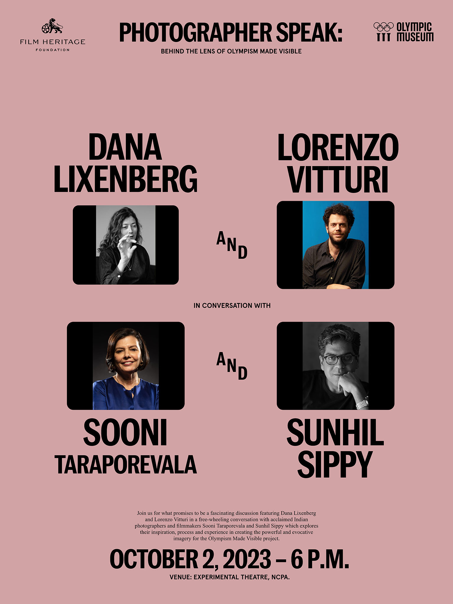 Olympics in Reel Life A Festival of Films and Photographs Presented