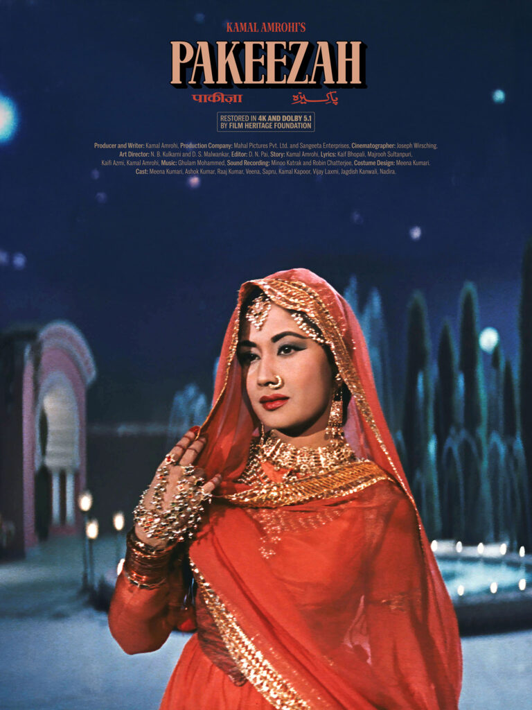 Film Heritage Foundation’s 4K Restoration of Kamal Amrohi’s Masterpiece “Pakeezah” (1972) to have its world premiere at the prestigious Festival Lumière in Lyon, France followed by the UK premiere at the London Film Festival