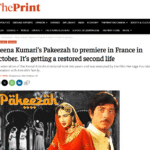 Film Heritage Foundation’s 4K Restoration of Kamal Amrohi’s Masterpiece “Pakeezah” (1972) to have its world premiere at the prestigious Festival Lumière in Lyon, France followed by the UK premiere at the London Film Festival